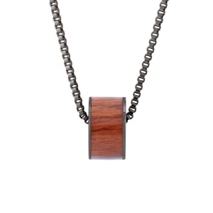 Hawaiian Koa Wood Wide Barrel - Gunmetal