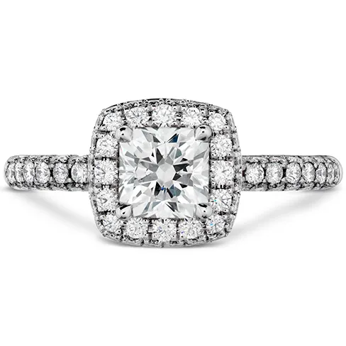 Hearts On Fire Euphoria Dream Pave Diamond Engagement Ring