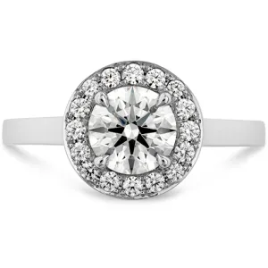 Hearts On Fire Illustrious Halo Diamond Engagement Ring