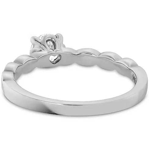 Hearts On Fire Lorelei Floral Solitaire Diamond Engagement Ring