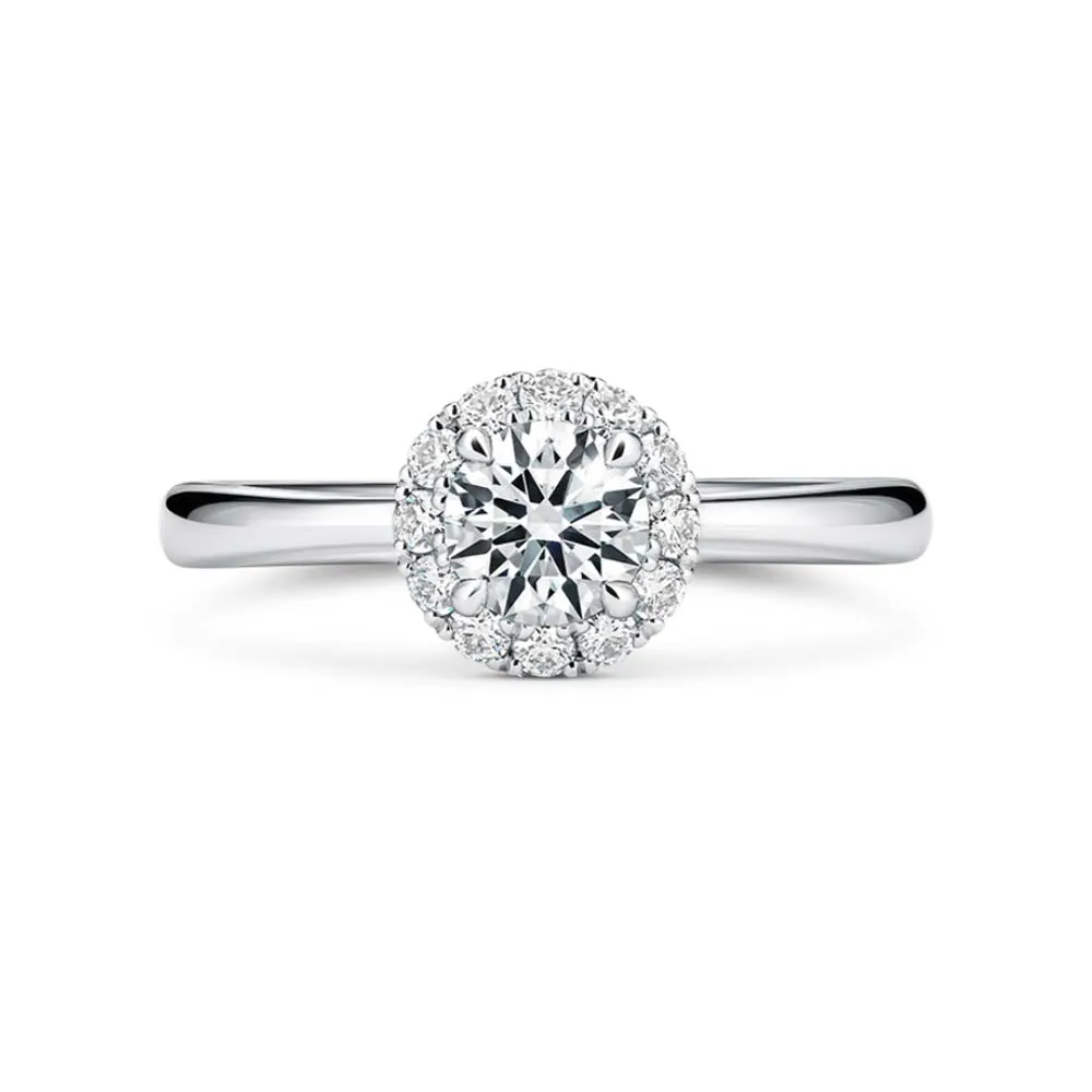 Hearts on Fire Vela Halo Ring