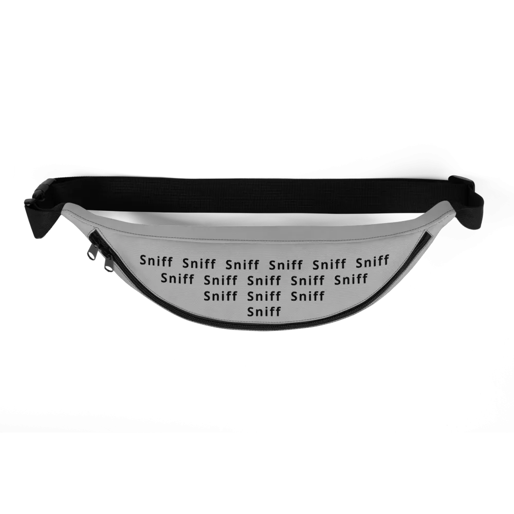 I Heart w/ Paw Nose Work Fanny Pack-Grey