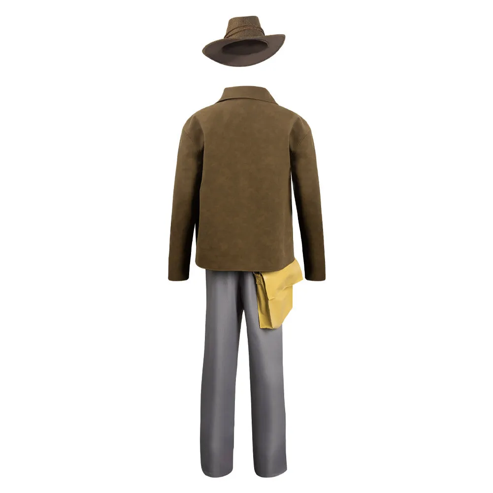 Indiana Jones and the Dial of Destiny  Indiana Jones Cosplay Costume Fancy Outfit Halloween Carnival Suit