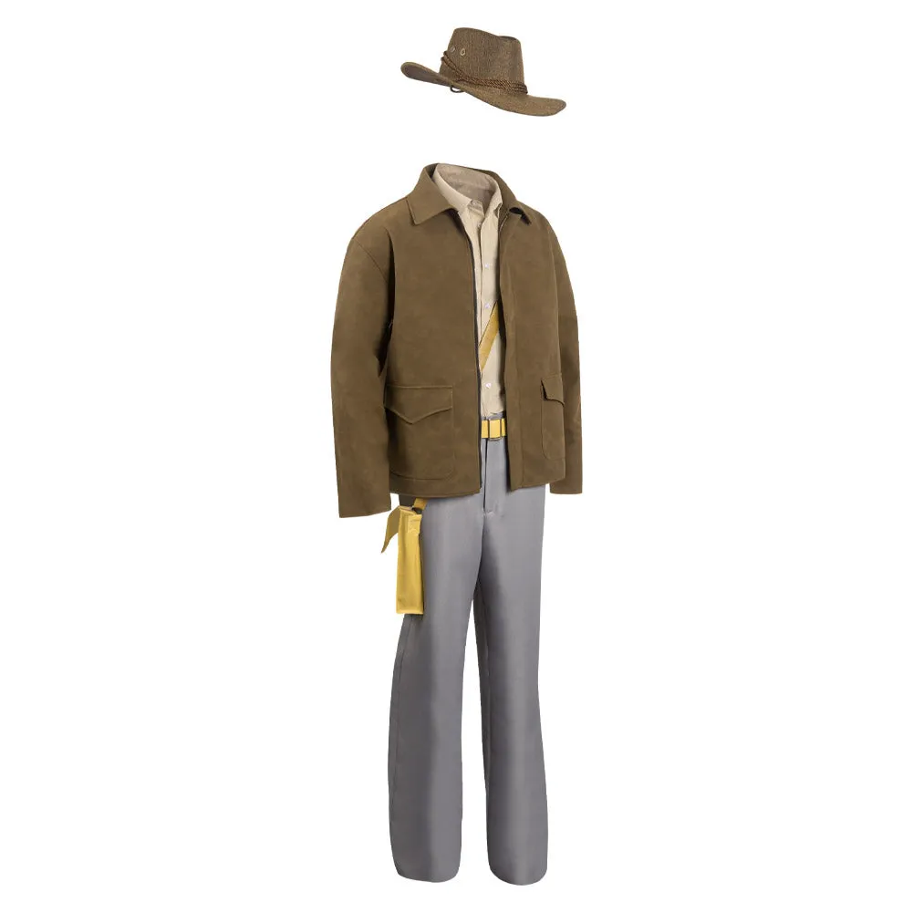 Indiana Jones and the Dial of Destiny  Indiana Jones Cosplay Costume Fancy Outfit Halloween Carnival Suit