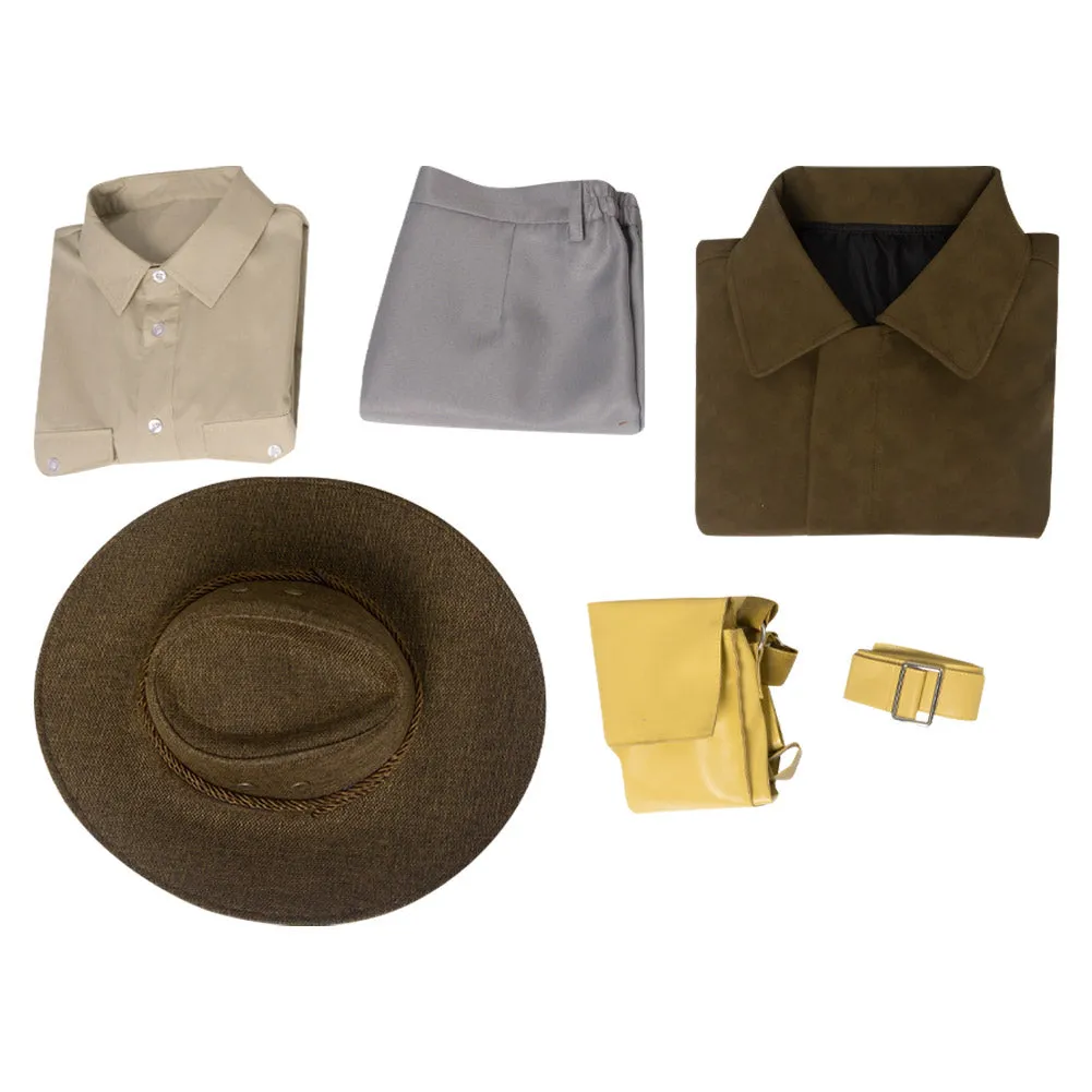 Indiana Jones and the Dial of Destiny  Indiana Jones Cosplay Costume Fancy Outfit Halloween Carnival Suit