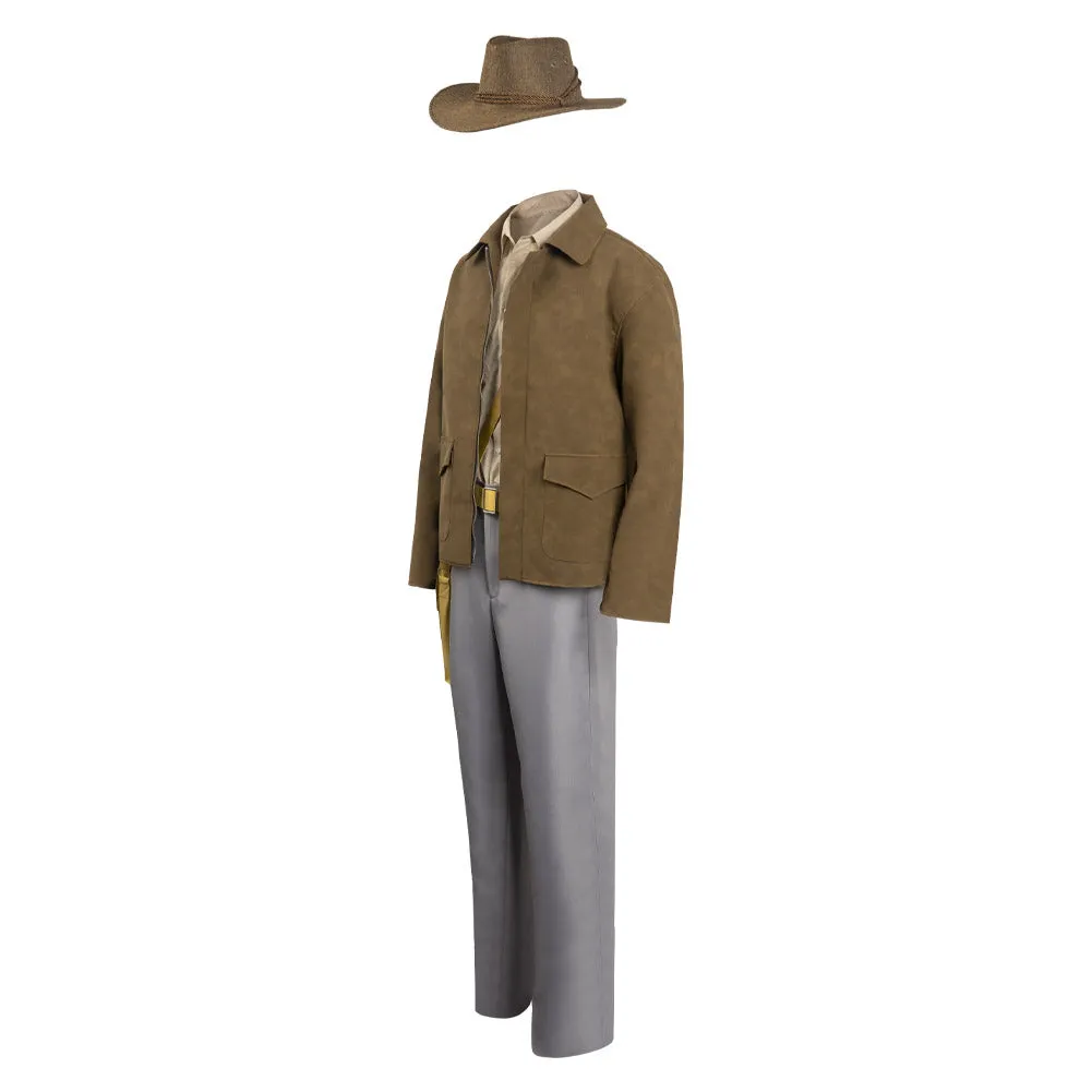 Indiana Jones and the Dial of Destiny  Indiana Jones Cosplay Costume Fancy Outfit Halloween Carnival Suit