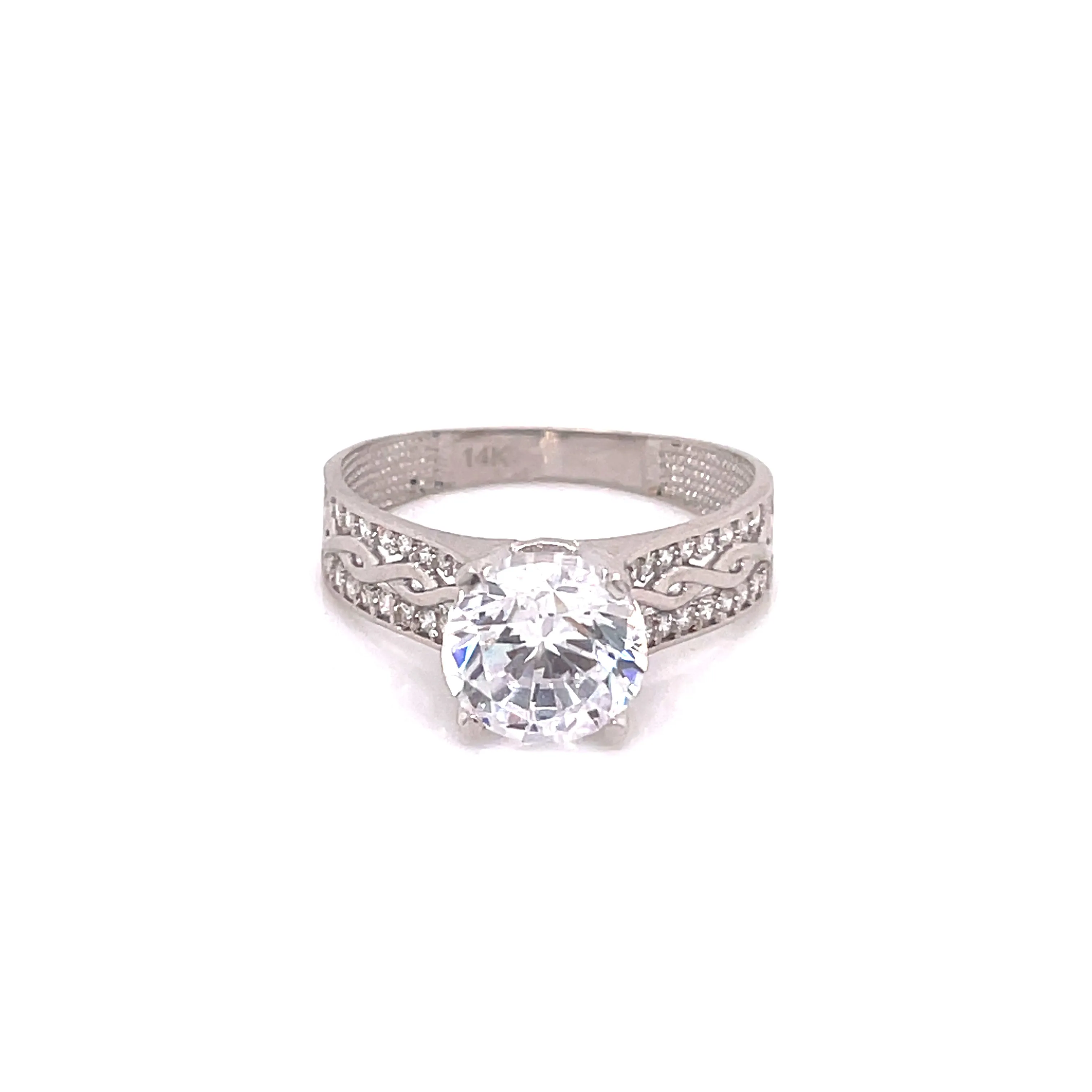 Infinity Love Solitaire Ring - 67594