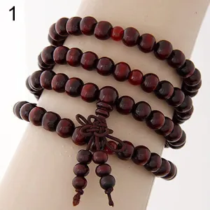 Infinity Multilayer Beaded Charm Bracelet