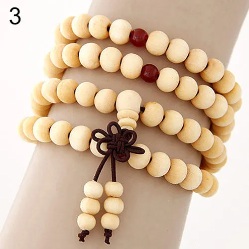 Infinity Multilayer Beaded Charm Bracelet