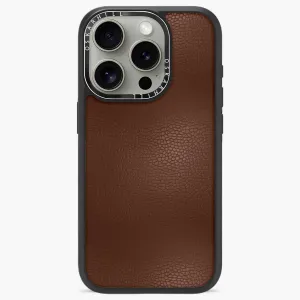 iPhone 13 Pro Max Case Elite Leather — Seal Brown