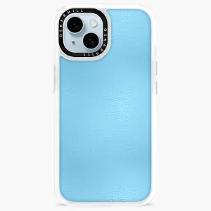 iPhone 14 Case Classic Leather — Sky Blue