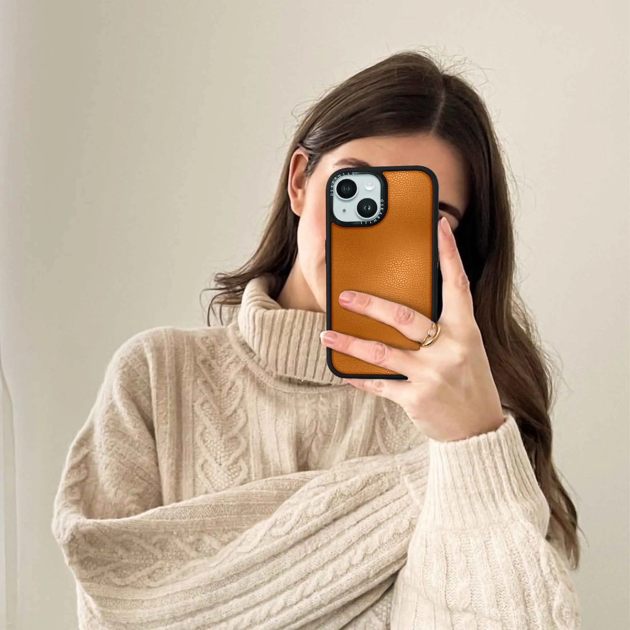 iPhone 14 Case Elite Leather — Ruddy Brown