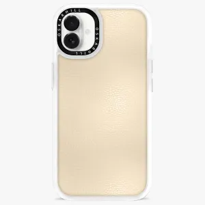 iPhone 16 Case Classic Leather — Almond