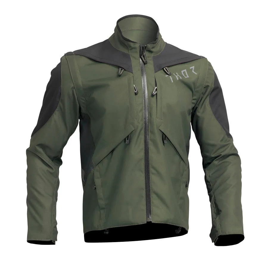 JACKET S25 THOR MX PACK BLACK LARGE