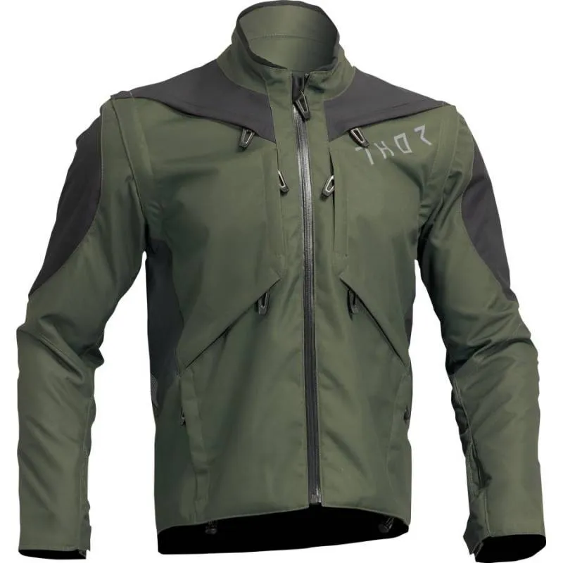 JACKET S25 THOR MX PACK BLACK LARGE