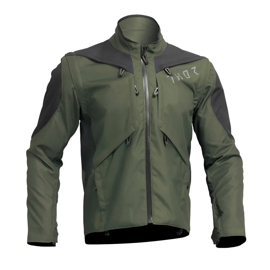 JACKET S25 THOR MX PACK BLACK LARGE