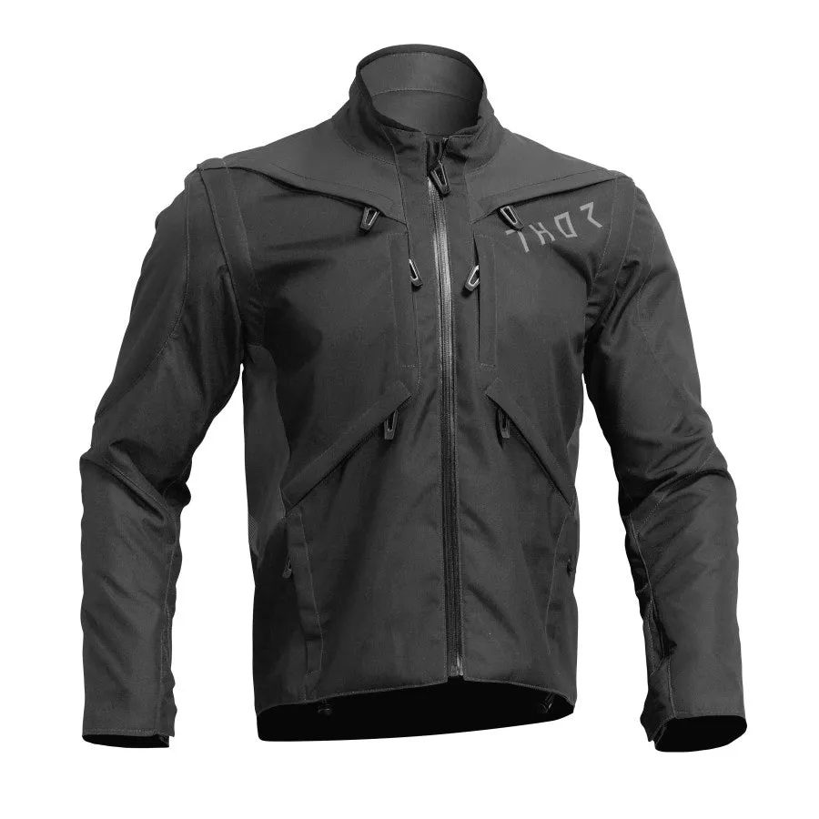 JACKET S25 THOR MX PACK BLACK LARGE
