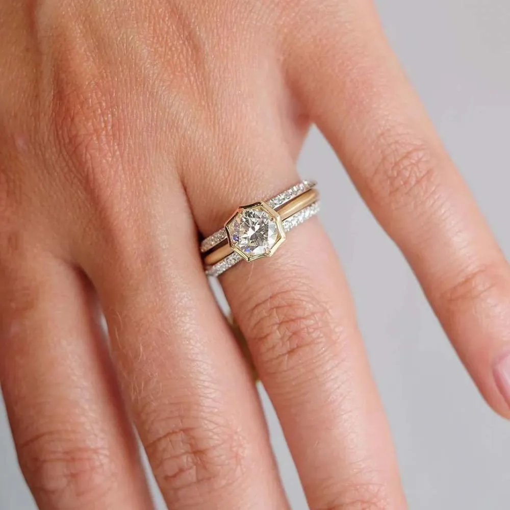 Jade Trau Clara Solitaire Engagement Ring