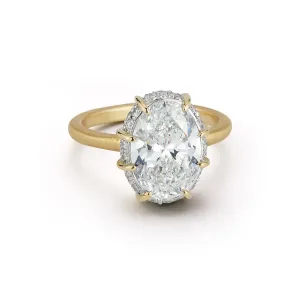 Jade Trau Scarlett Oval Solitaire Ring - Semi Mount