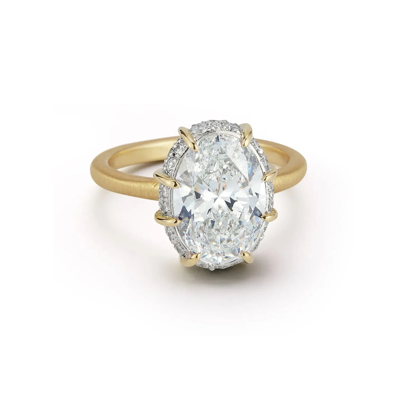 Jade Trau Scarlett Oval Solitaire Ring - Semi Mount