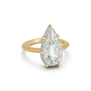 Jade Trau Scarlett Pear Solitaire Ring - Semi Mount