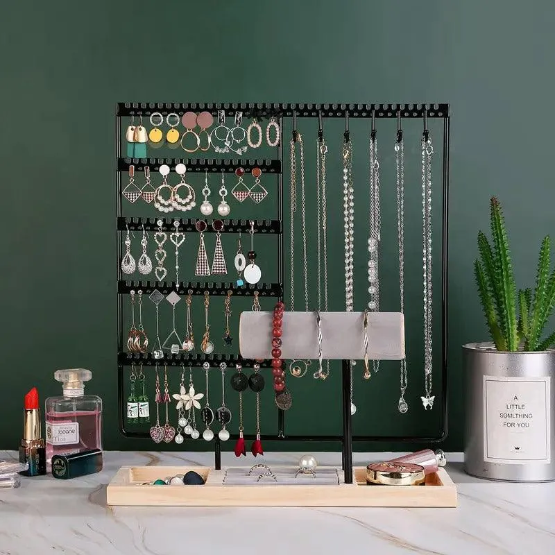 Jewelry Display Rack Earrings Organizer Stand for Jewelry Hangers Storage Holder