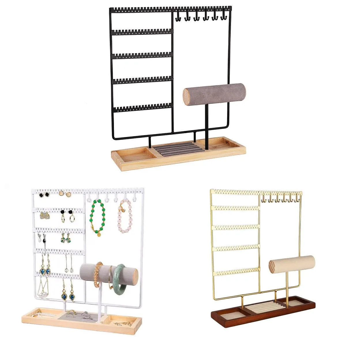 Jewelry Display Rack Earrings Organizer Stand for Jewelry Hangers Storage Holder