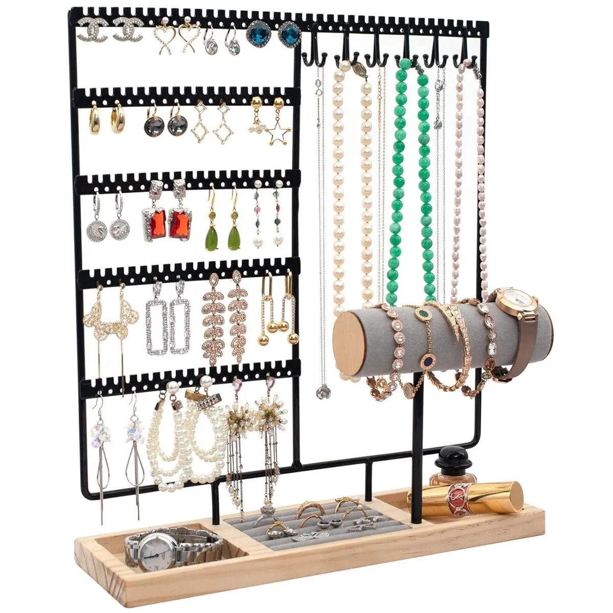 Jewelry Display Rack Earrings Organizer Stand for Jewelry Hangers Storage Holder