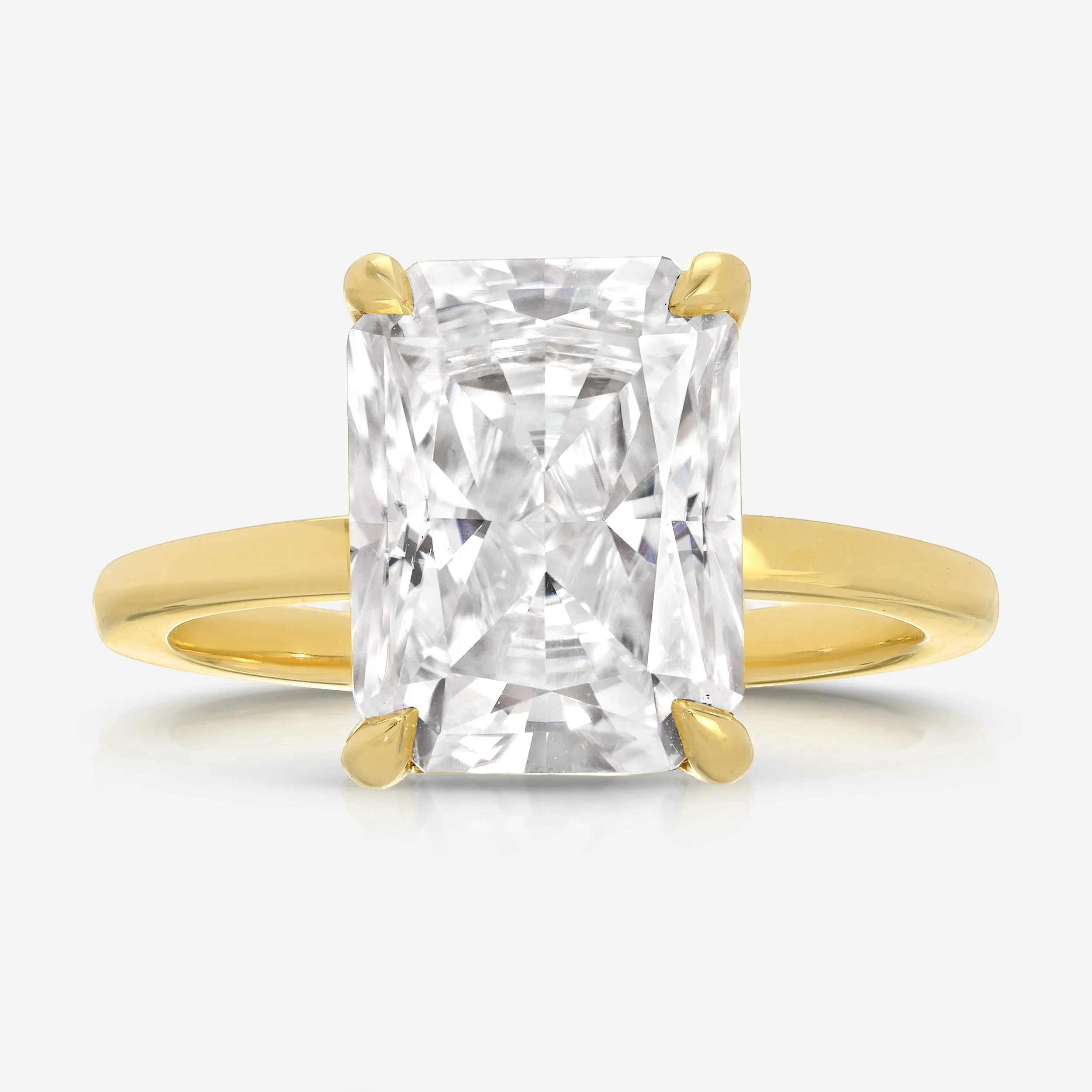 Kate (4.8ct) Radiant Moissanite Engagement Ring