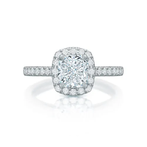 Kate Cushion Diamond Halo