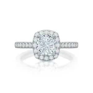 Kate Cushion Diamond Halo