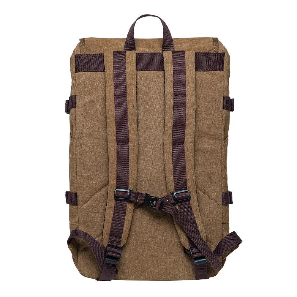 KAUKKO Casual Daypacks Multipurpose Backpacks, Outdoor Backpack, Travel Rucksack Khaki(Canvas)
