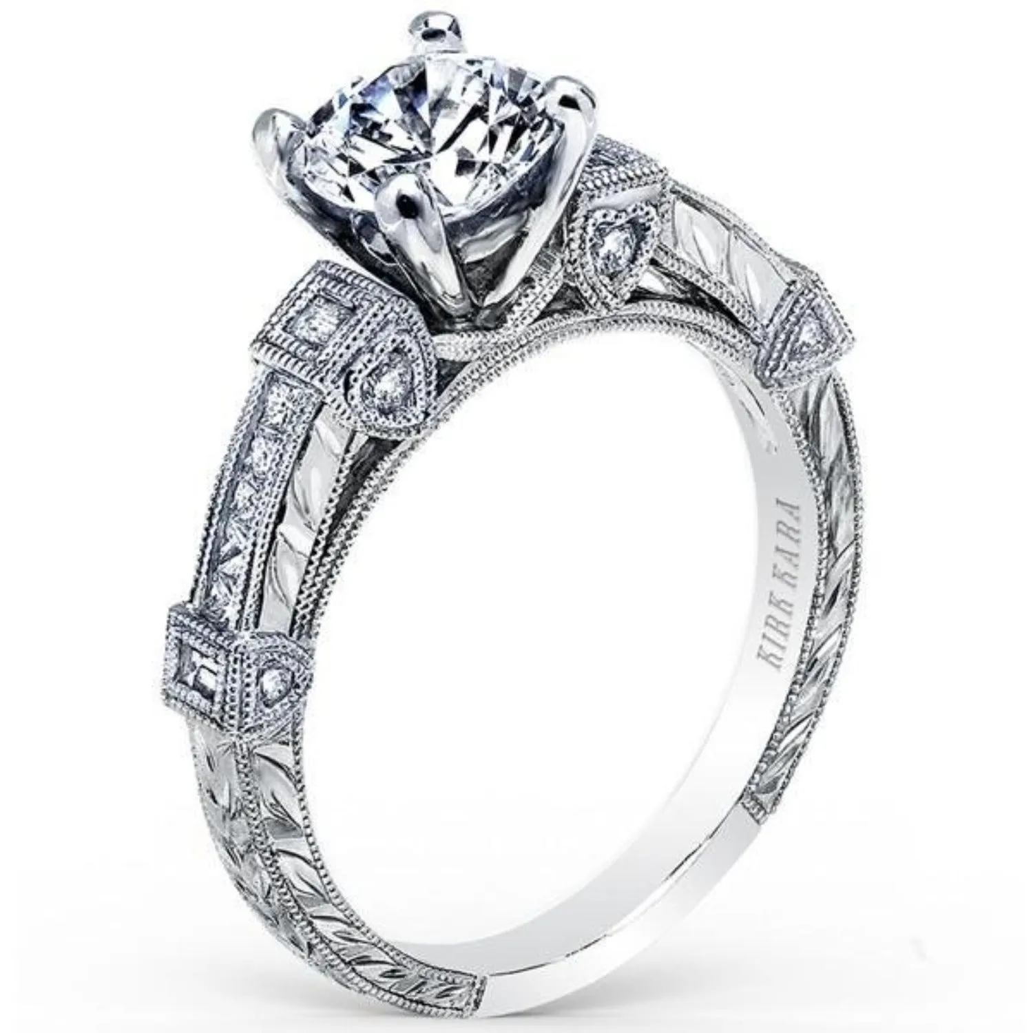 Kirk Kara "Carmella" Diamond Engagement Ring