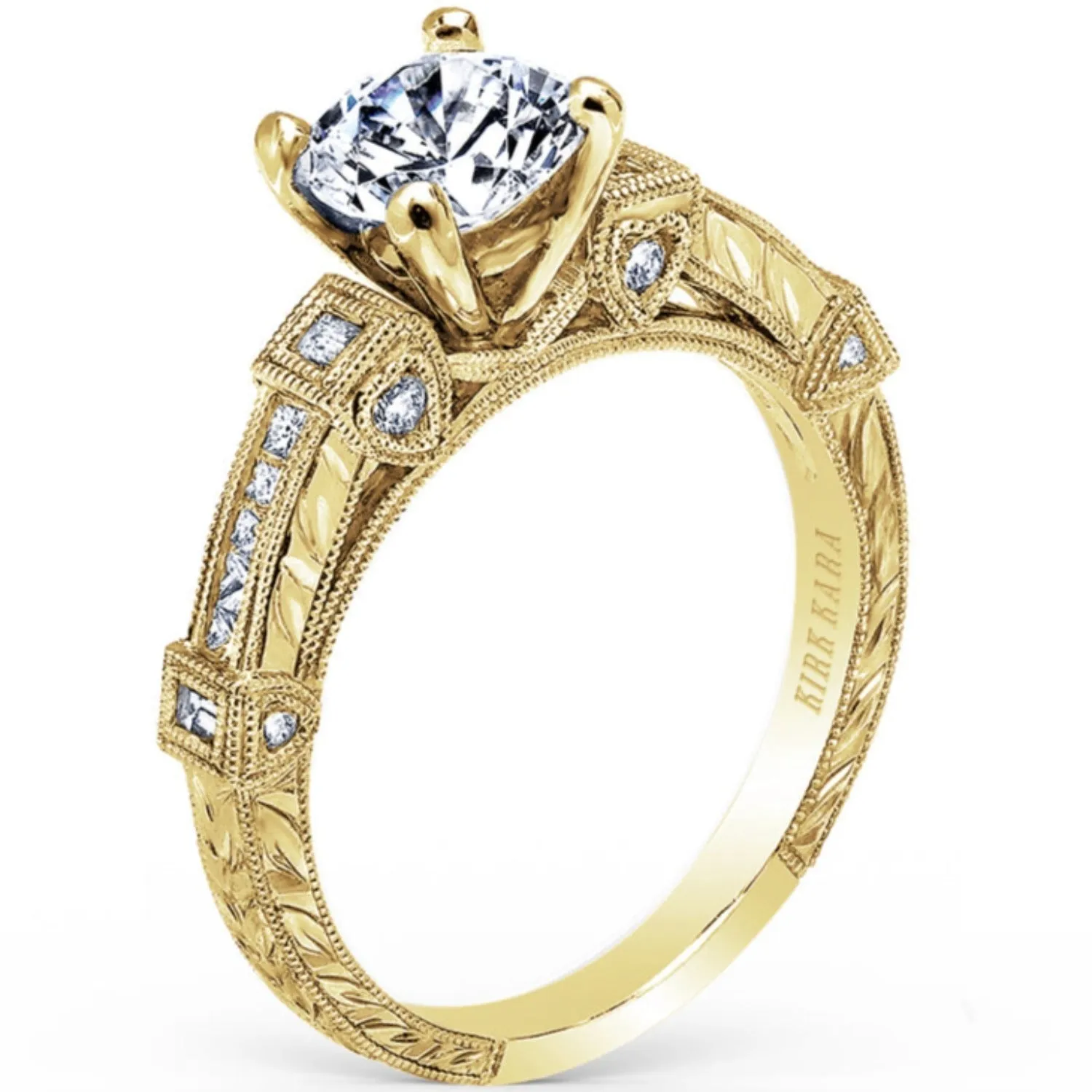 Kirk Kara "Carmella" Diamond Engagement Ring