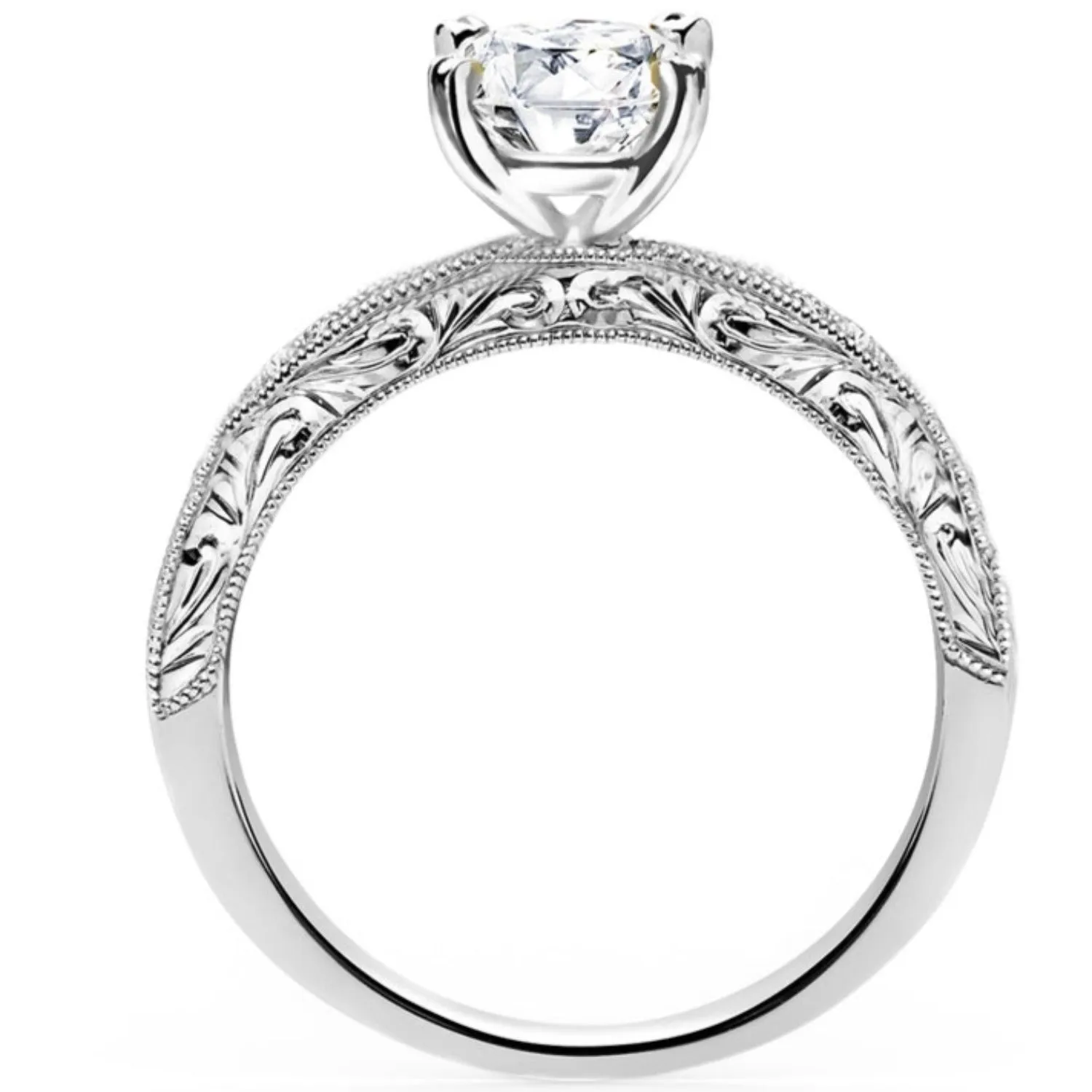 Kirk Kara "Charlotte" Pink Sapphire Diamond Engagement Ring