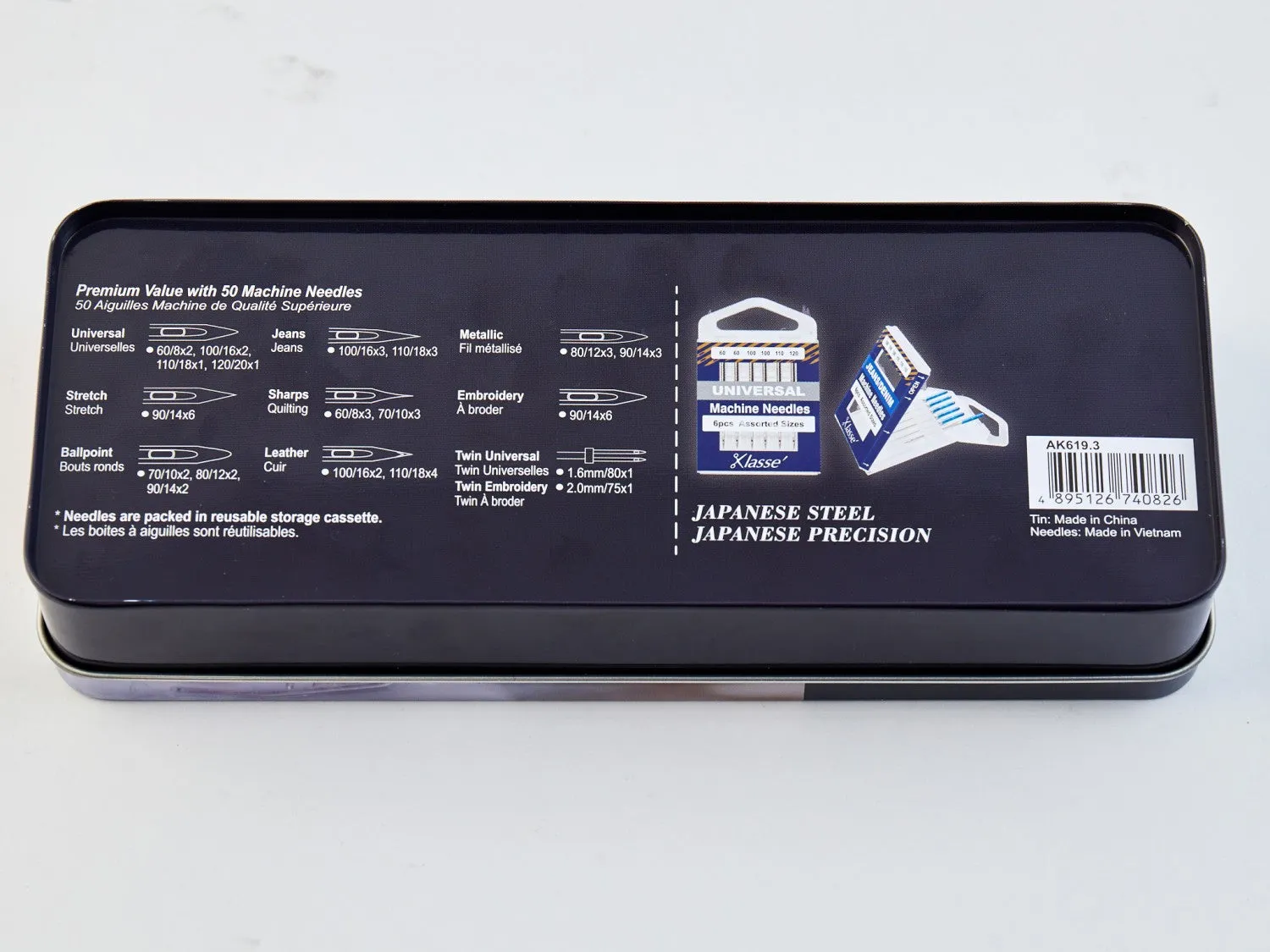 Klasse Needle Variety Tin 10 packs