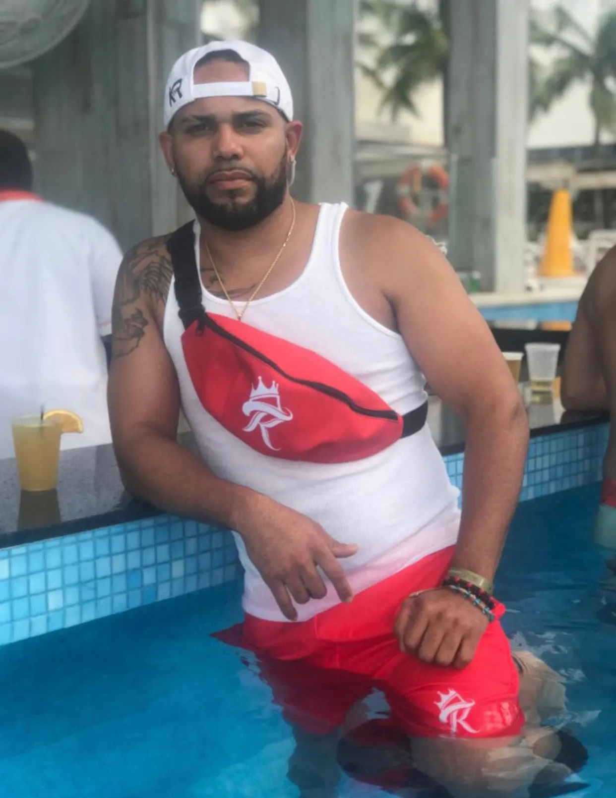 KR Red/White Fanny Pack