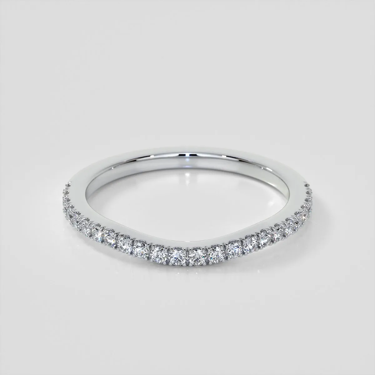 Lab Grown Diamond Radiant Cut Halo Engagement Ring With Accents
