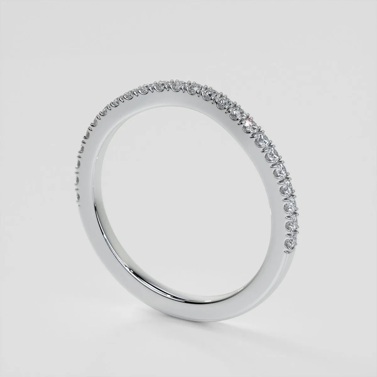 Lab Grown Diamond Radiant Cut Halo Engagement Ring With Accents