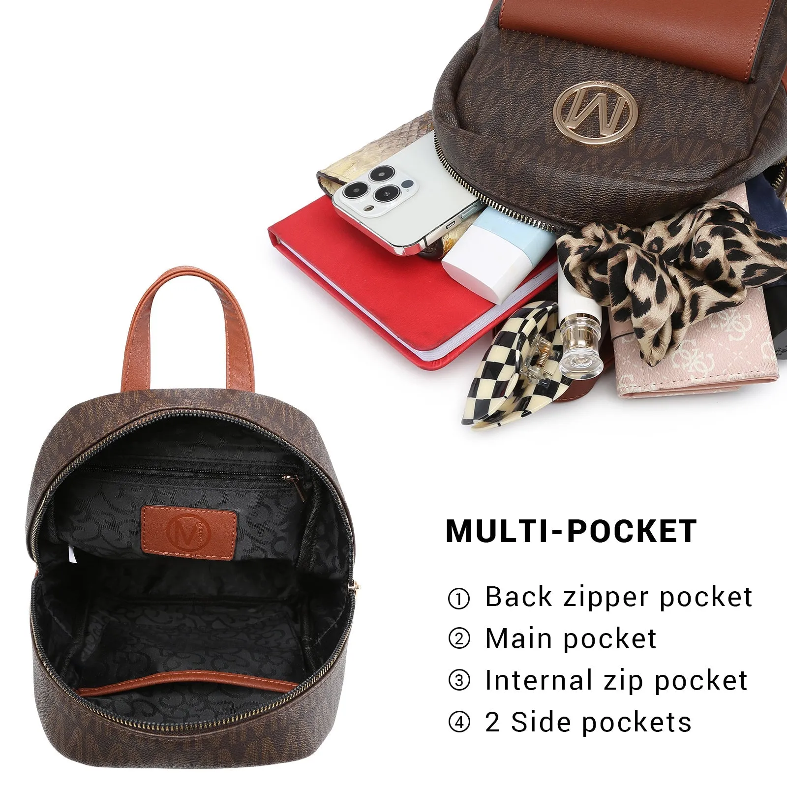 Ladies Small Backpack Purse for Women Fashion Daypacks Purse