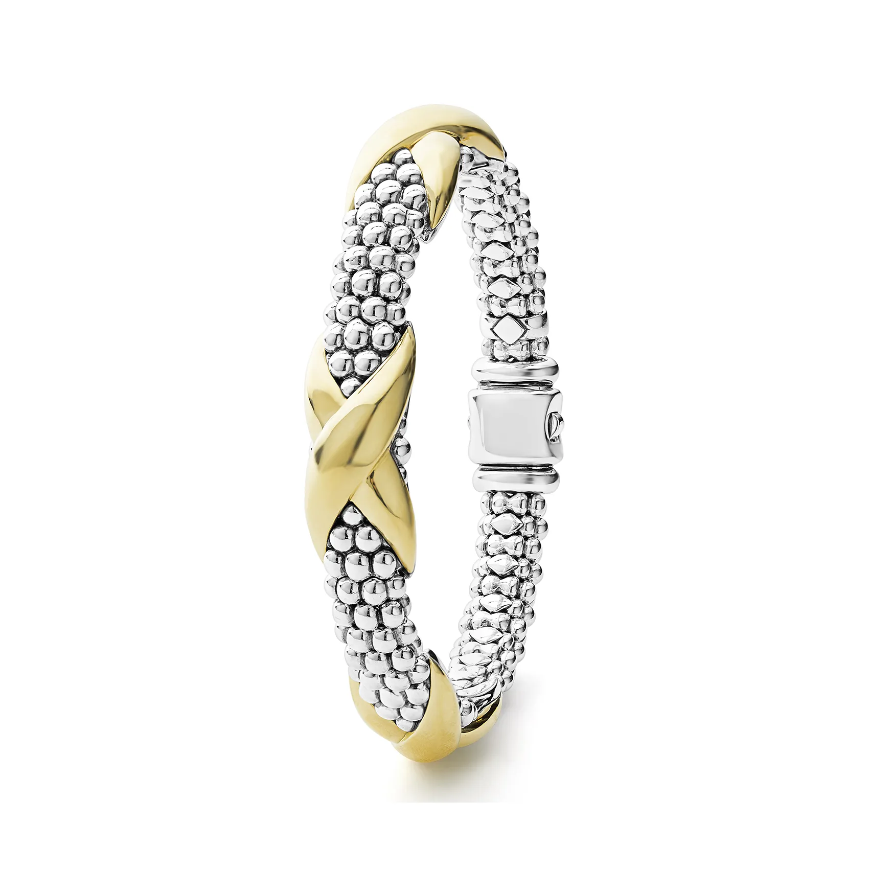 LAGOS Embrace Three Station X Caviar Bracelet, 9mm