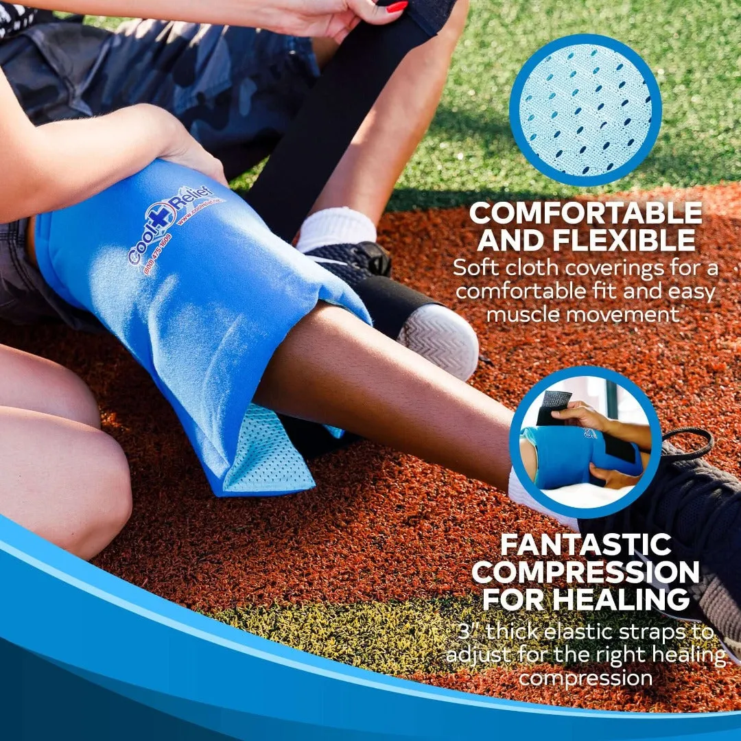 Large Soft Gel Pack for Knee 360 Coverage