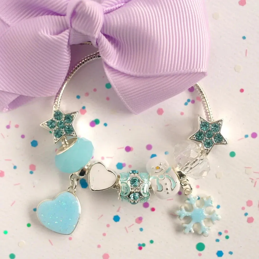 LAUREN HINKLEY ICE PRINCESS CHARM BRACELET