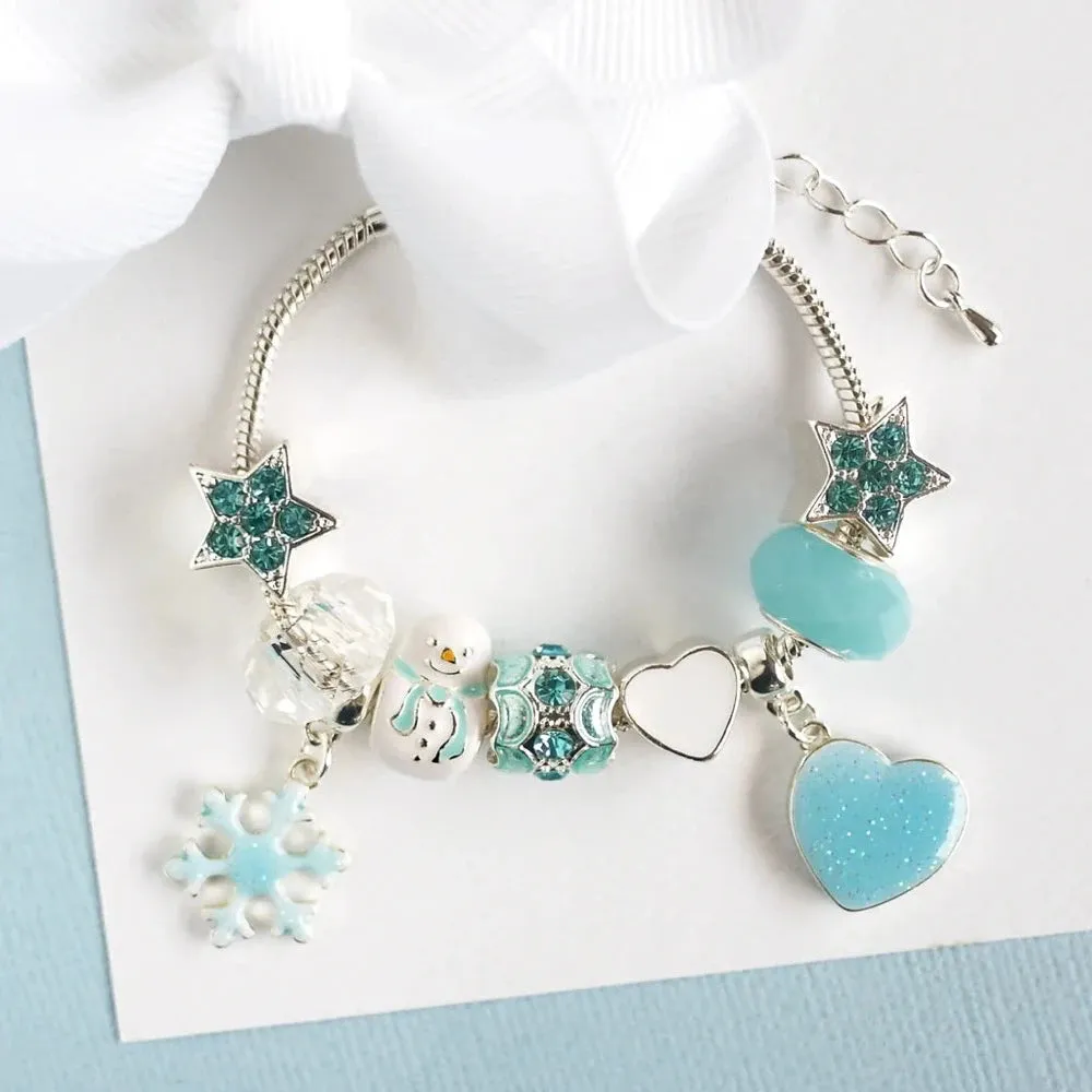 LAUREN HINKLEY ICE PRINCESS CHARM BRACELET