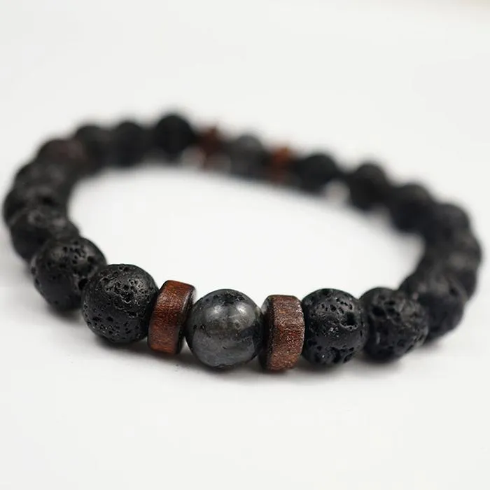 Lava Rock Stone Bracelet