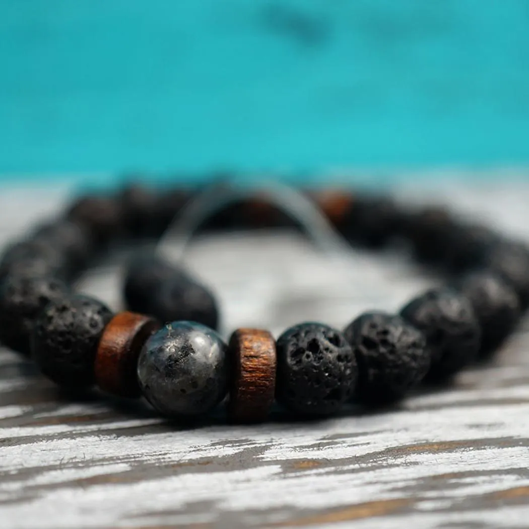 Lava Rock Stone Bracelet