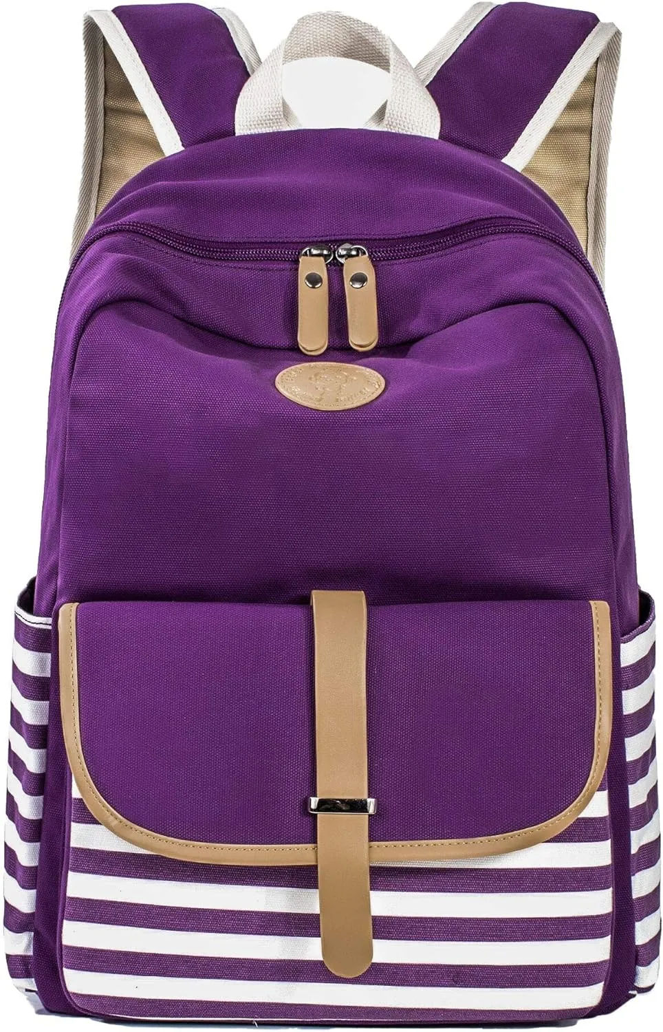 Leaper Canvas School Backpack for Girls Laptop Bag Travel Bag Bookbag Daypack
