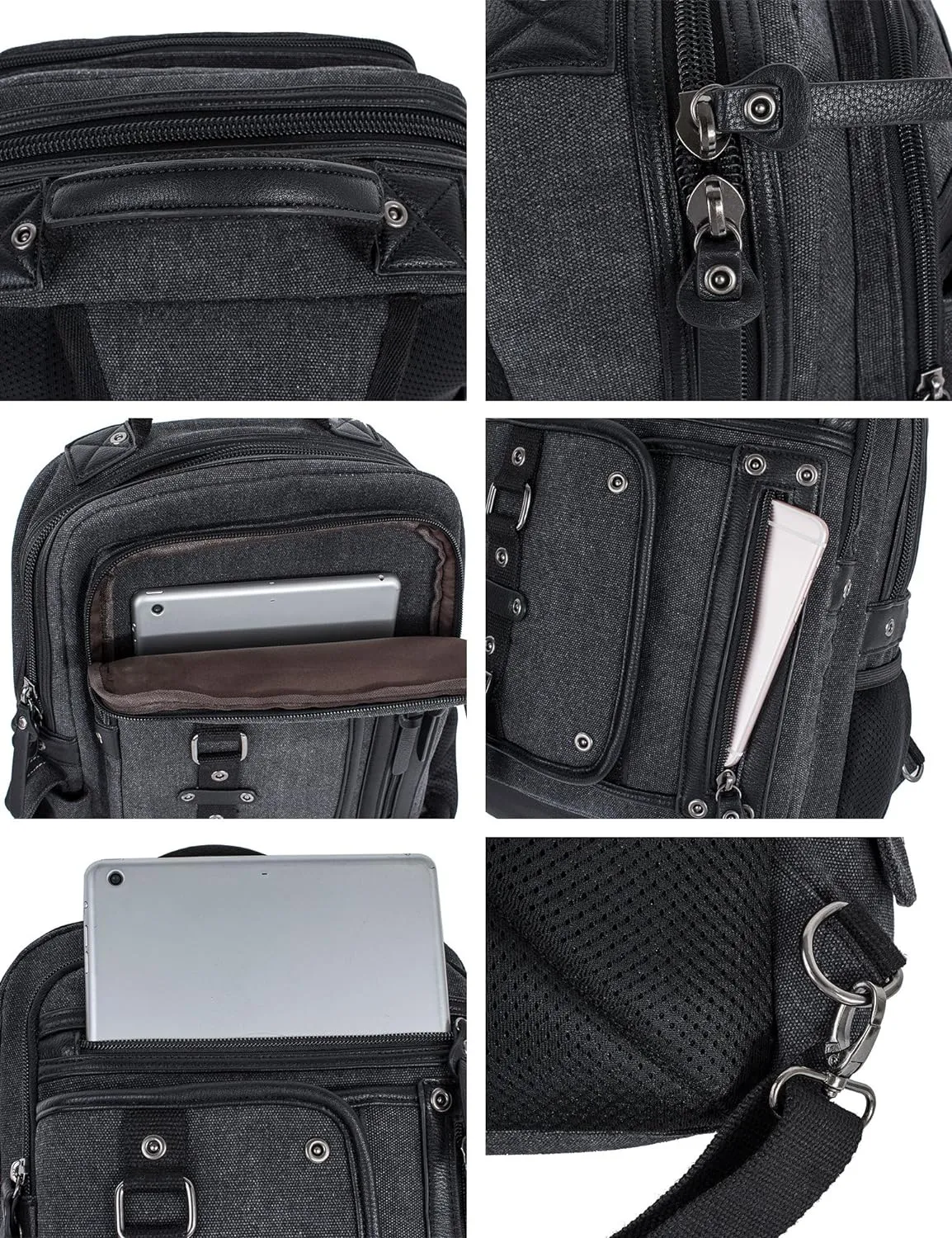 Leaper Retro Messenger Bag Men Sling Bag Outdoor Cross Body Bag Shoulder Bag