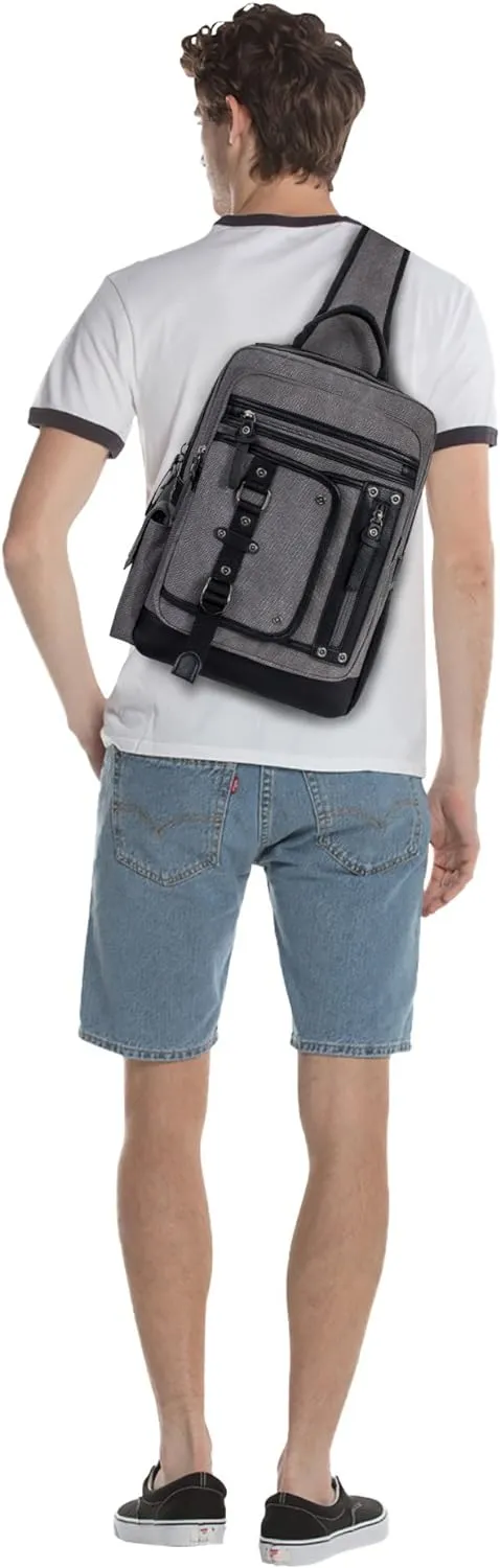 Leaper Retro Messenger Bag Men Sling Bag Outdoor Cross Body Bag Shoulder Bag