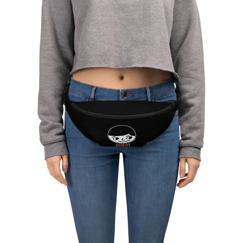Luke "Perfect Gentleman" Unisex (Men/Women) Black Fanny Pack